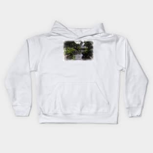 Tropical Resort Pond Kids Hoodie